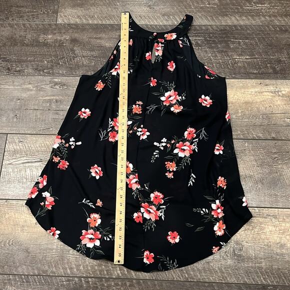 Torrid Women's Georgette Goddess Neck Tank Rosey Punch Size 2X - Picture 7 of 8